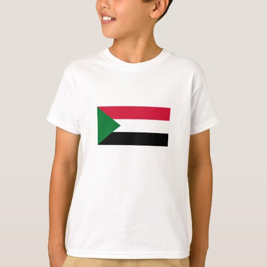 Sudanese vlag t-shirt (Voorkant)