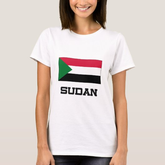 Sudanese vlag t-shirt (Voorkant)