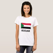 Sudanese vlag t-shirt (Voorkant volledig)