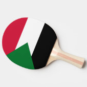 Sudanese vlag tafeltennisbatje (Zijkant)