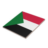 Sudanese vlag tegeltje (Zijkant)