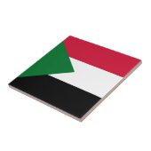Sudanese vlag tegeltje (Zijkant)