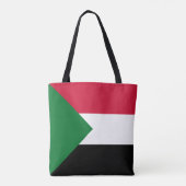 Sudanese vlag tote bag (Achterkant)