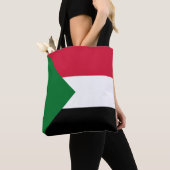 Sudanese vlag tote bag (Dichtbij)