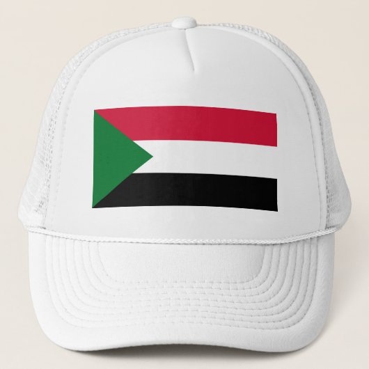 Sudanese vlag trucker pet (Voorkant)