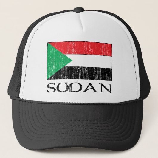 Sudanese vlag trucker pet (Voorkant)