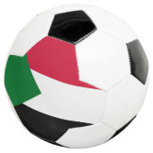 Sudanese vlag voetbal (Drie kwart)