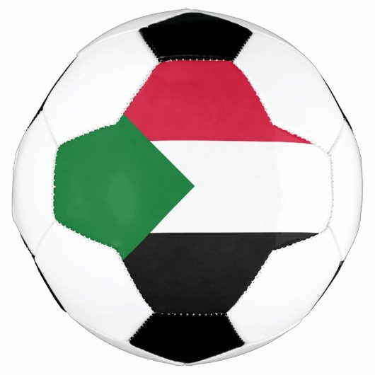 Sudanese vlag voetbal (Voorkant)