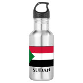 Sudanese vlag waterfles (Voorkant)