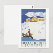 Sudbahn Hotel Semmering Austria Briefkaart (Voorkant / Achterkant)