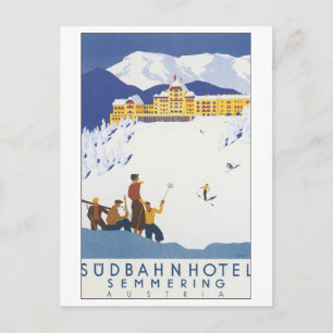 Sudbahn Hotel Semmering Austria Briefkaart