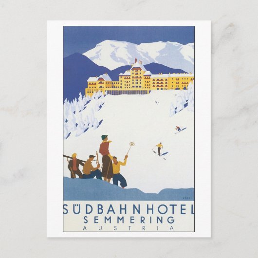 Sudbahn Hotel Semmering Austria Briefkaart (Voorkant)
