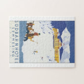 Sudbahn Hotel Semmering Vintage Travel Poster Legpuzzel (Horizontaal)