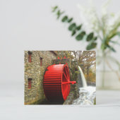 Sudbury Grist Mill Water Wheel Briefkaart (Staand voorkant)