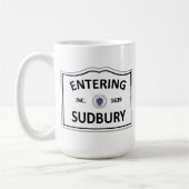 SUDBURY MASSACHUSETTS Hometown Mass MA Townie Koffiemok (Links)