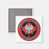 Sudbury Round Pools Canadees lef Magneet (Voorkant / Achterkant)