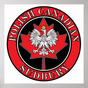 Sudbury Round Pools Canadees lef Poster