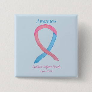 Sudden Baby Death (SIDS) Awareness Custom Pin Vierkante Button 5,1 Cm