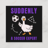 Suddenly a soccer expert informatiekaartje (Achterkant)