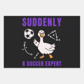 Suddenly a soccer expert inpakpapier vel (Voorkant 2)