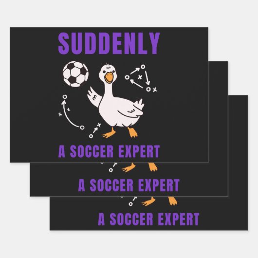 Suddenly a soccer expert inpakpapier vel (Set)