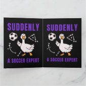 Suddenly a soccer expert kaart (Binnen)