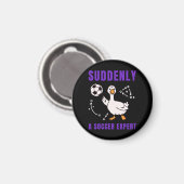 Suddenly a soccer expert magneet (Voorkant / Achterkant)