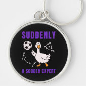 Suddenly a soccer expert sleutelhanger (Voorkant)