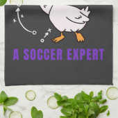 Suddenly a soccer expert theedoek (Gevouwen)