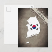 Südkorea Briefkaart (Voorkant / Achterkant)