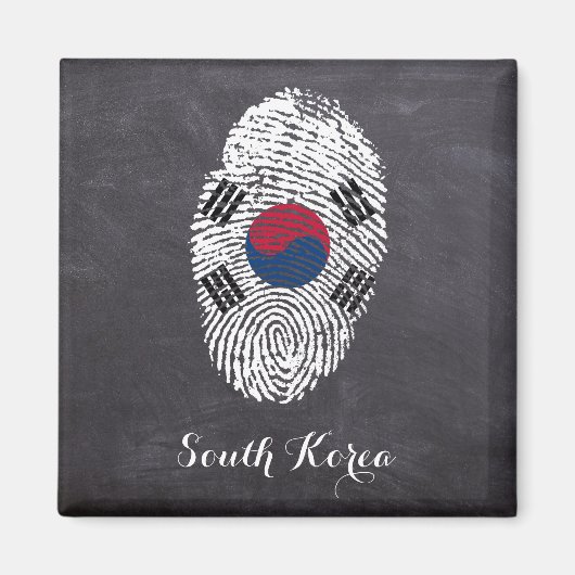 Südkorea Magneet (Voorkant)