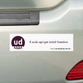 $ sudo apt-get install freedom bumpersticker (Op auto)