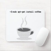 sudo apt-get install-koffie Funny Linux Command Muismat (Met muis)