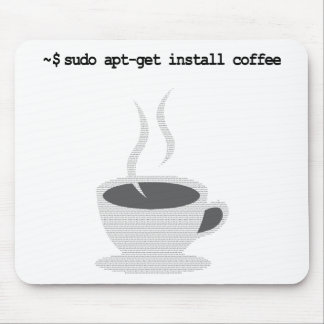 sudo apt-get install-koffie Funny Linux Command Muismat