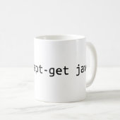 sudo apt-get java-terminalcode koffiemok (Voorkant rechts)