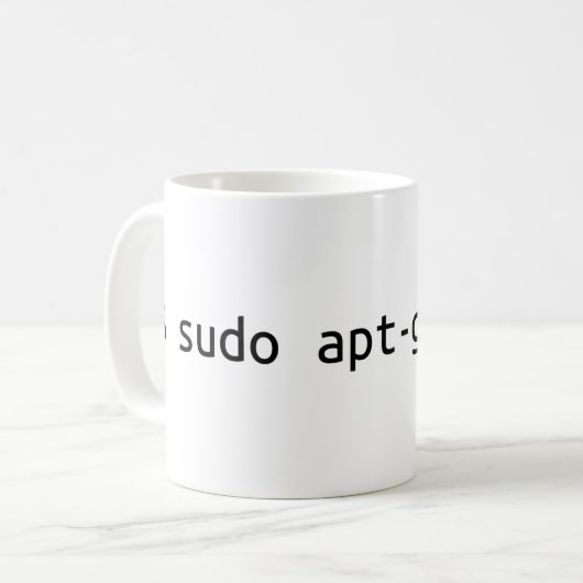 sudo apt-get java-terminalcode koffiemok (Voorkant links)