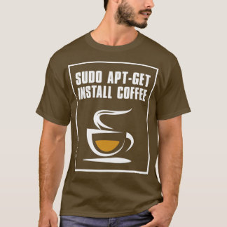 Sudo aptget install koffie t-shirt