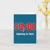 Sudo Highway To Shell - Root User Programmer Codin Kaart (Gele Bloem)