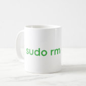 sudo rm - rf - LINUX PUN Koffiemok (Voorkant links)