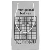 SUDOKU aangepaste cadezakken Klein Cadeauzakje (Voorkant)