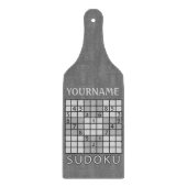 SUDOKU aangepaste snijplank (Voorkant)