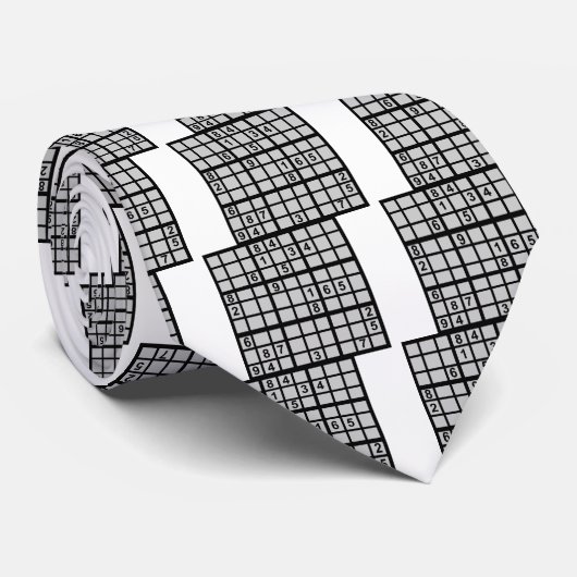 Sudoku - Brainteaser Stropdas (Opgerold)