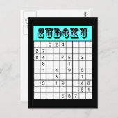 Sudoku Briefkaart (Voorkant / Achterkant)
