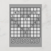 SUDOKU briefkaart (Voorkant)