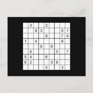 SuDoku Briefkaart