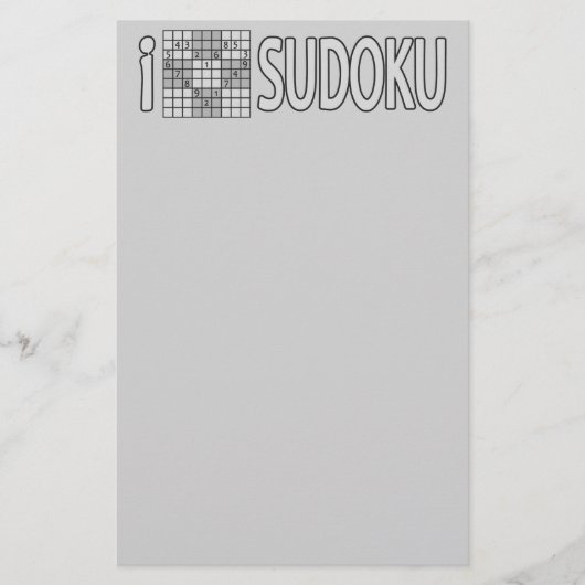 SUDOKU briefpapier (Voorkant)