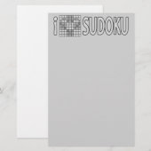 SUDOKU briefpapier (Voorkant / Achterkant)