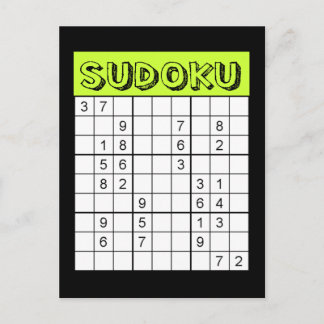 Sudoku Card Briefkaart