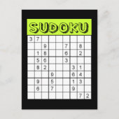 Sudoku Card Briefkaart (Voorkant)
