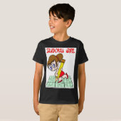 Sudoku Girl Brown Hair T-shirt (Voorkant volledig)